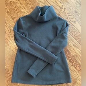 Dudley Stephens Greenpoint turtleneck, Steel Grey, XS, made in the USA